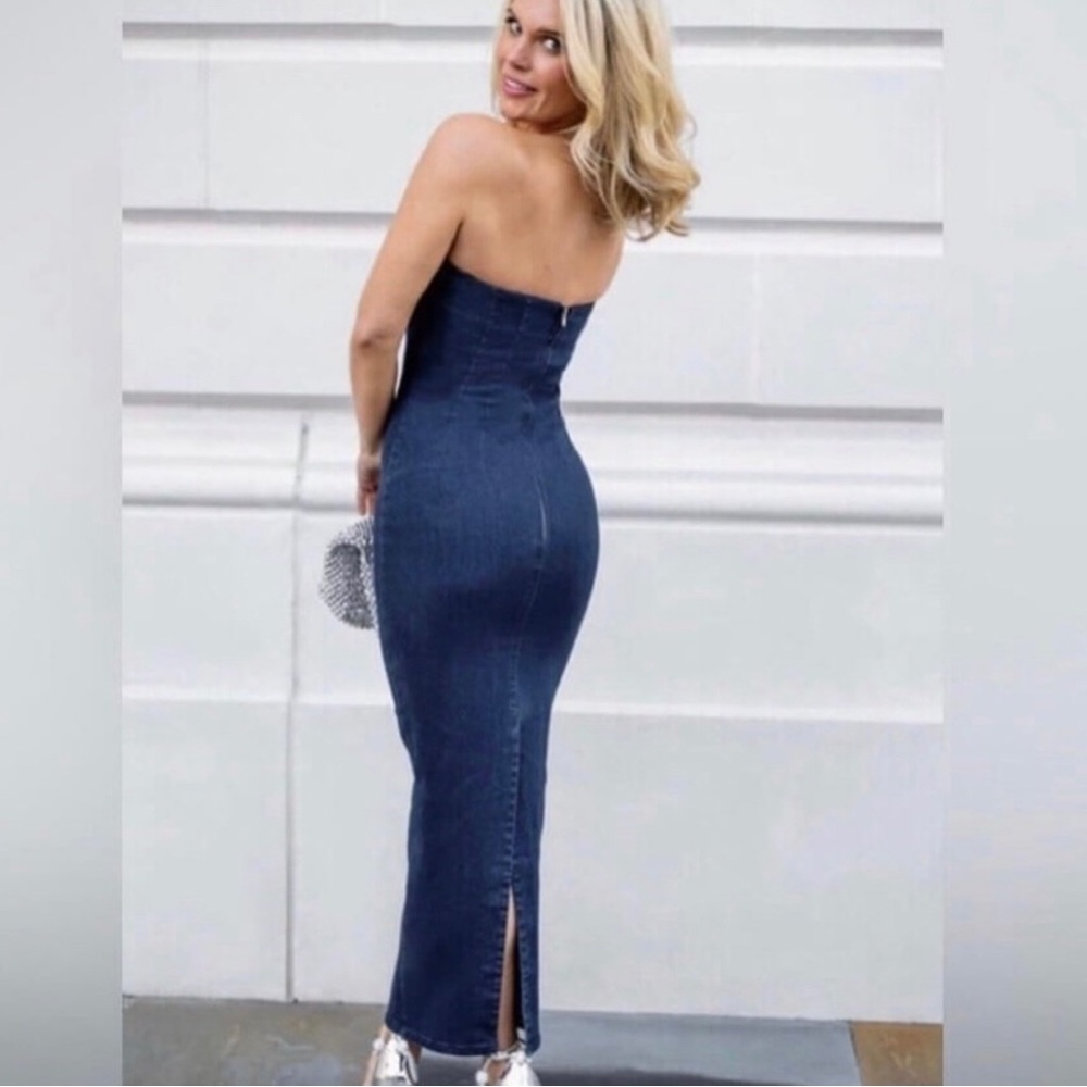 Vici Madison Lecroy Denim Dress